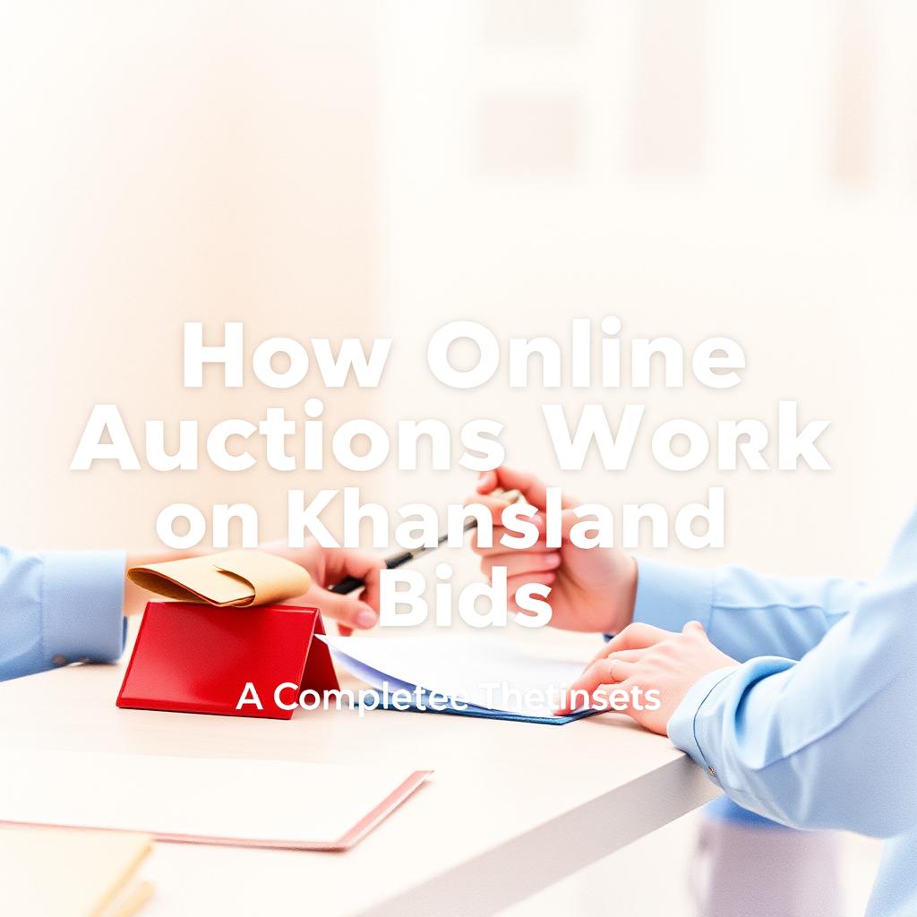 How Online Auctions Work on Khansland Bids: A Complete Beginner's Guide